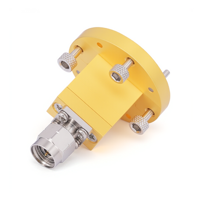 WR-22 to 2.4mm Male Straight Waveguide to Coax Adapter with UG-383/U Flange | 33 - 50GHz